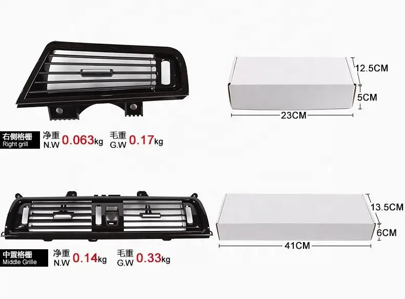 For BMW 5 Series F10 F11 F18 520i 523i 525i 528i 535i LHD Rear/Left/Right/Central Air Conditioning Grille AC Vent Outlet Panel